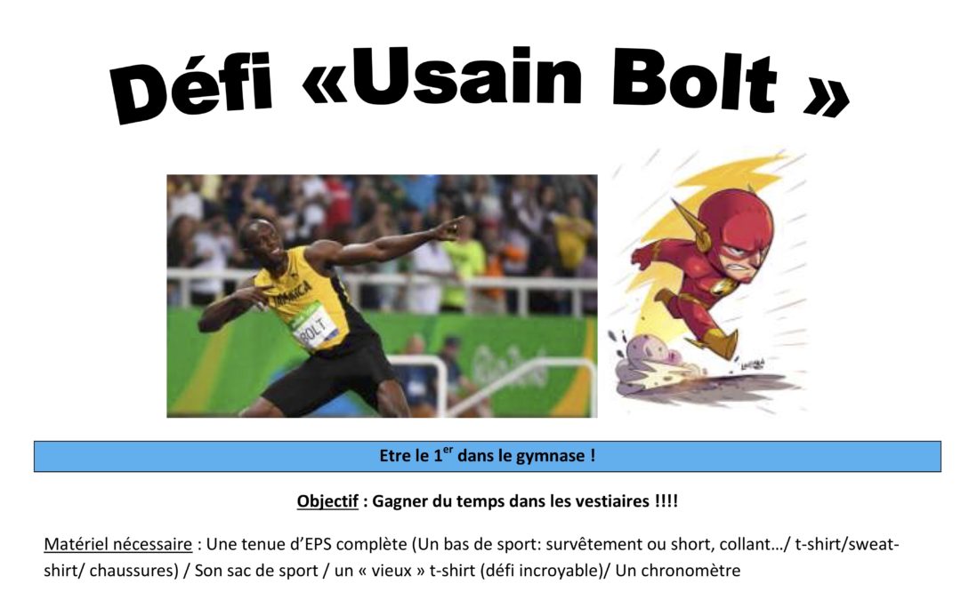 Résultat défi Usain Bolt